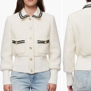 Blooper Collared Cardigan from Maje.